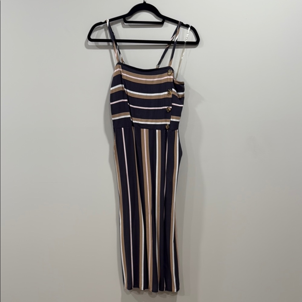 Striped Midi Dress